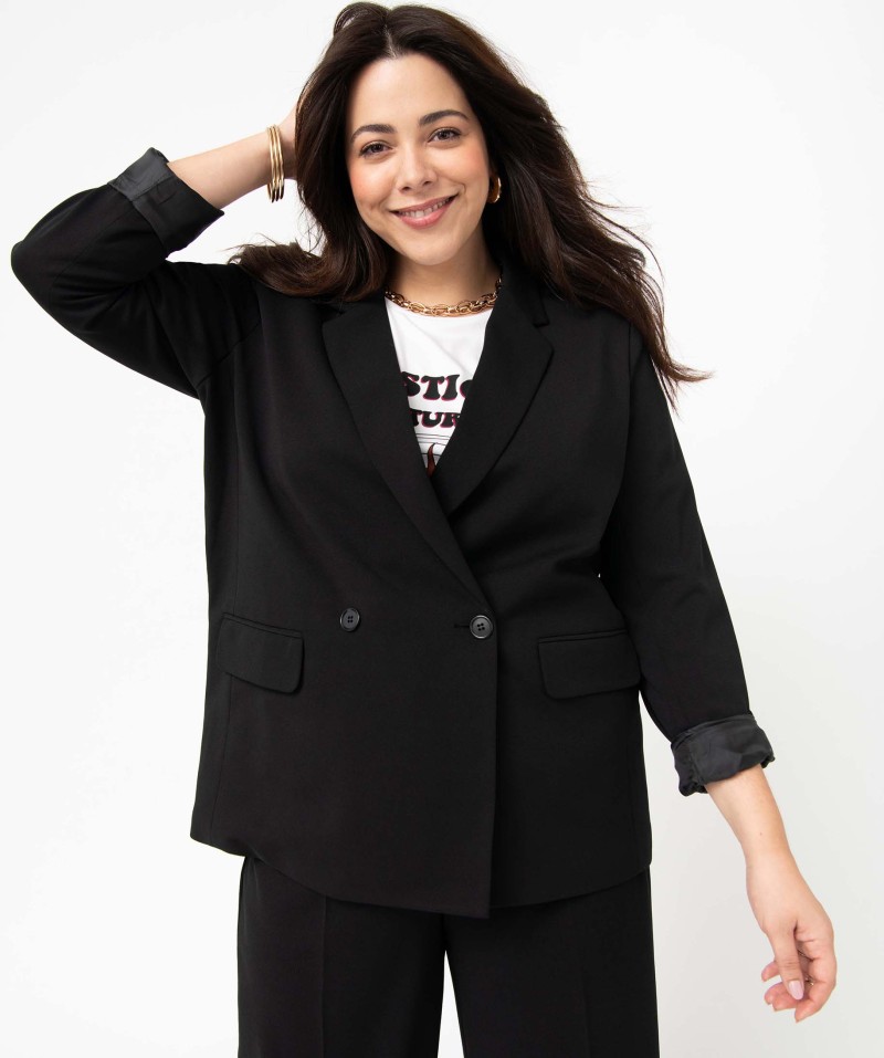 Veste de costume femme grande taille
